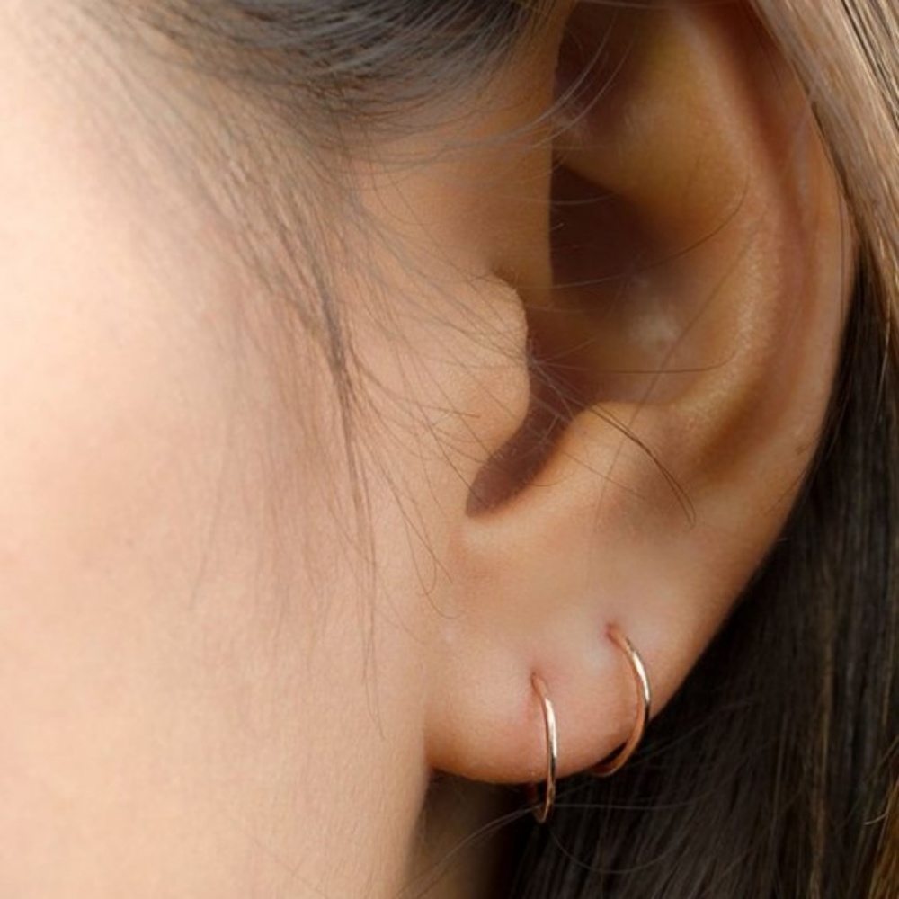 Rose Gold Flashed Sterling Silver Small Endless - Picture 8 of 8